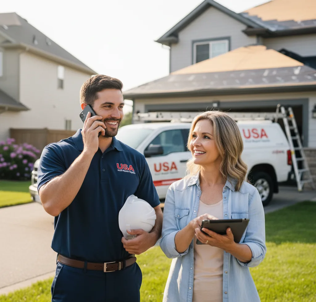 USA Roof Repair Experts customer support in La Plata